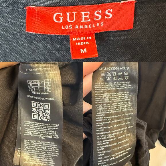 Guess Eco Nadia Flax Linen Blend Romper - Picture 6 of 6